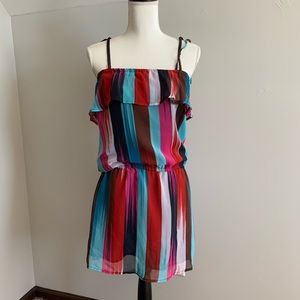 Roxy Multi-color Adjustable Strap Dress